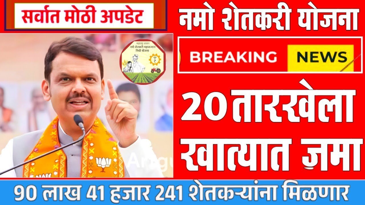 नमो शेतकरी योजना ८ वा हप्ता २००० रूपये या तारखेला जमा; गावानुसार नवीन यादी जाहीर Namo Shetkari Yojana 8th Installment Date